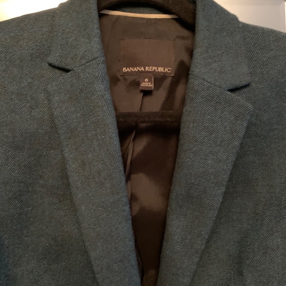 Banana Republic Deep Green/Blue Blazer - Picture 5 of 5
